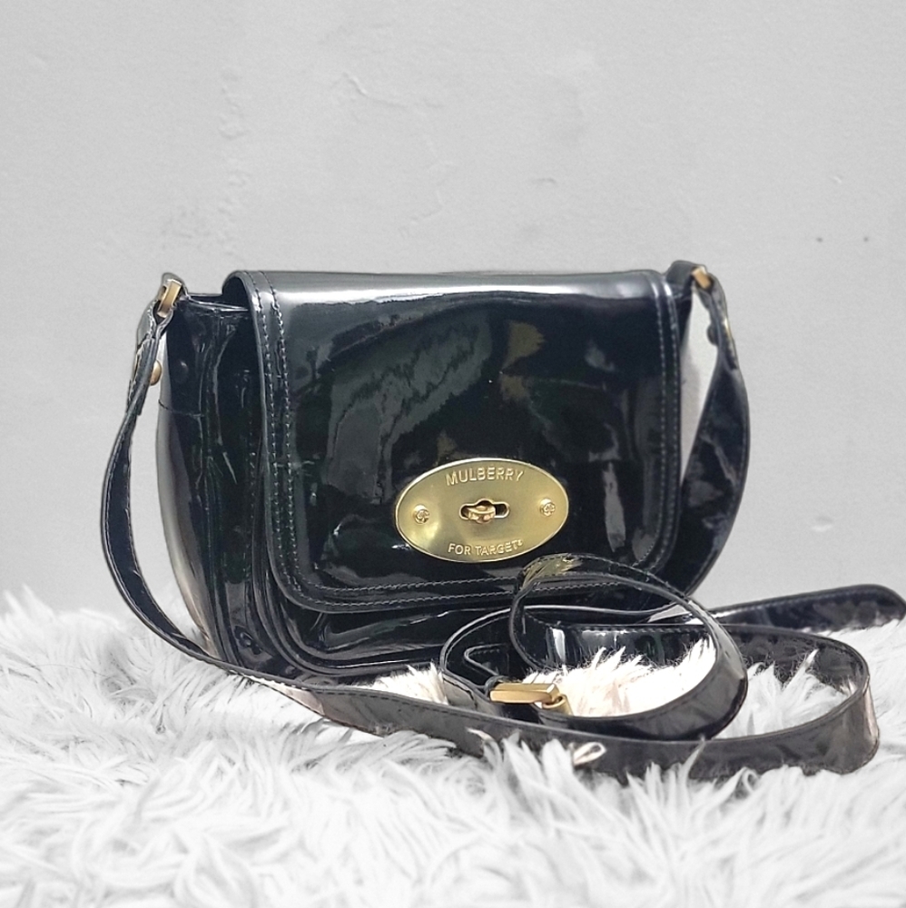 💙Mulberry For Target Patent Cross Body Bag